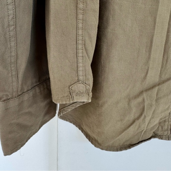 Rag & Bone Men’s Fit 2 Long Sleeve Button Down Collared Shirt in Tan Olive Beige - Picture 8 of 16